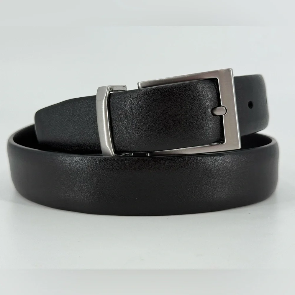 Roundtree‎ & Yorke Men’s Black Contemporary Belt 32